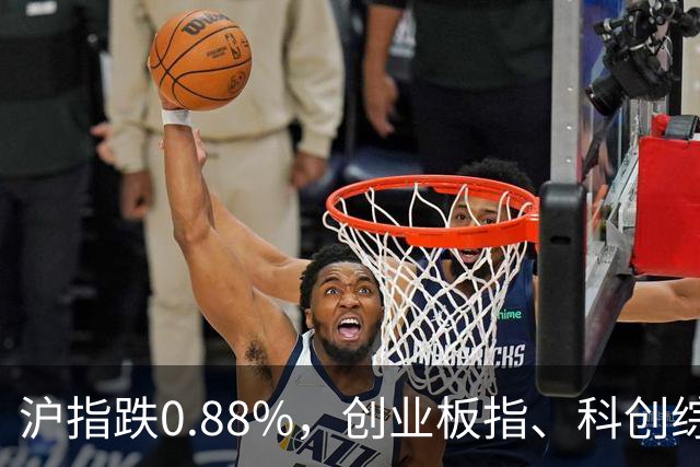 沪指跌0.88%，创业板指、科创综指均跌约3%，近4500股下跌；AI漫剧、油气、煤炭板块上涨 | A股收盘